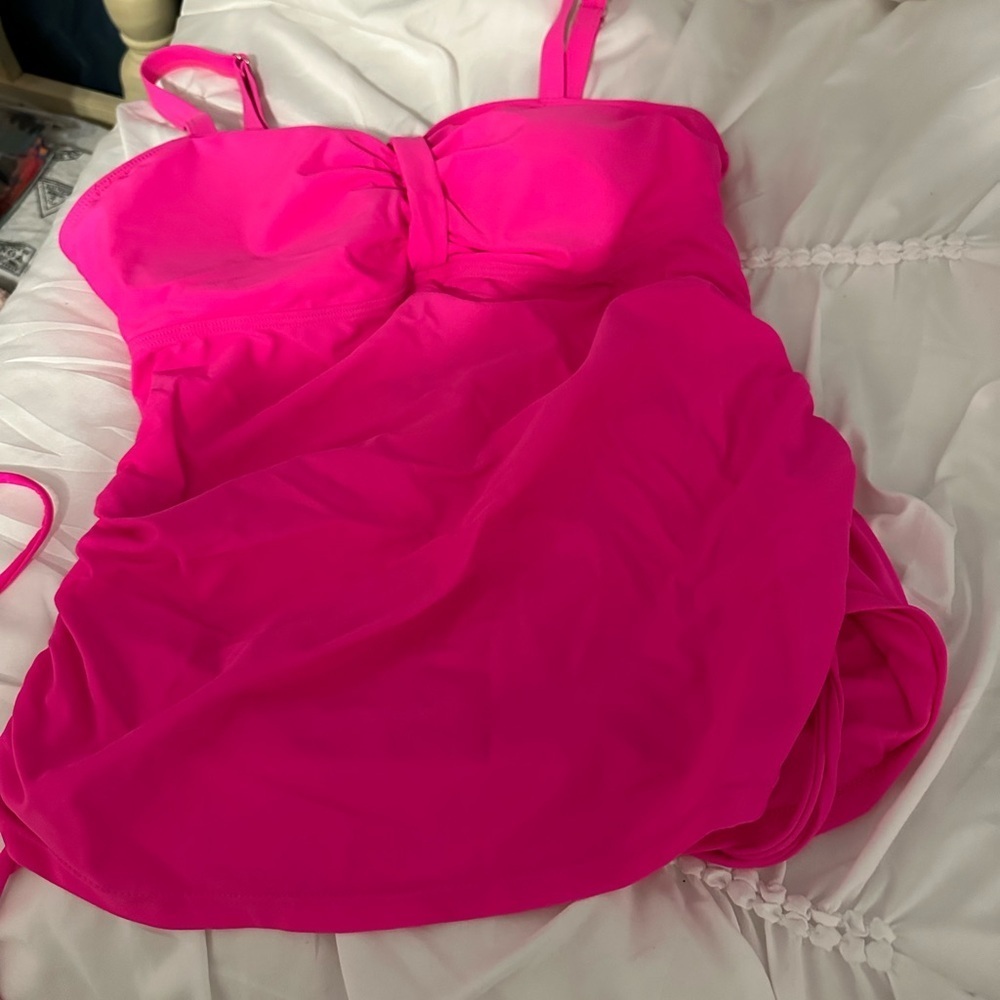 Vibrant Pink One-Piece Swimsuit